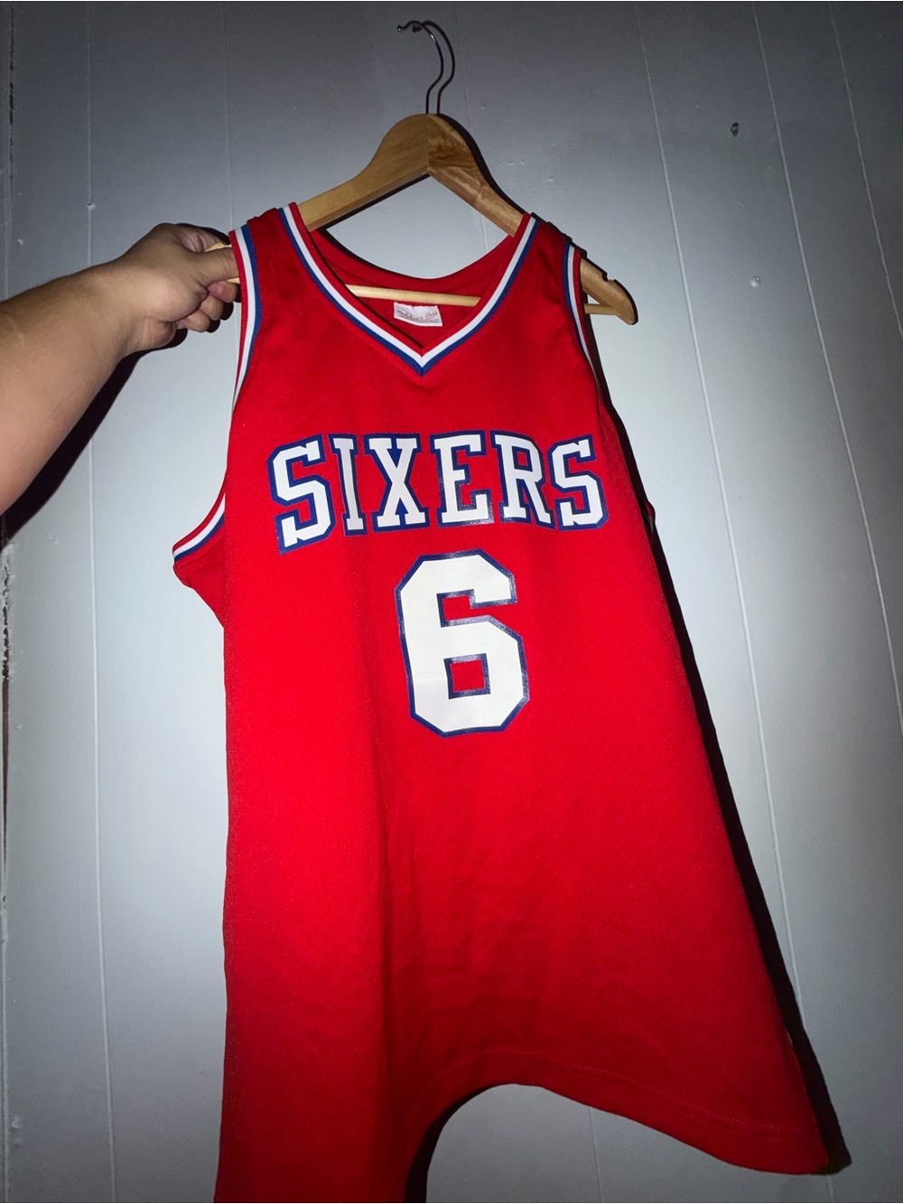 Men Julius Erving NBA 76 Sixers jersey Size XL